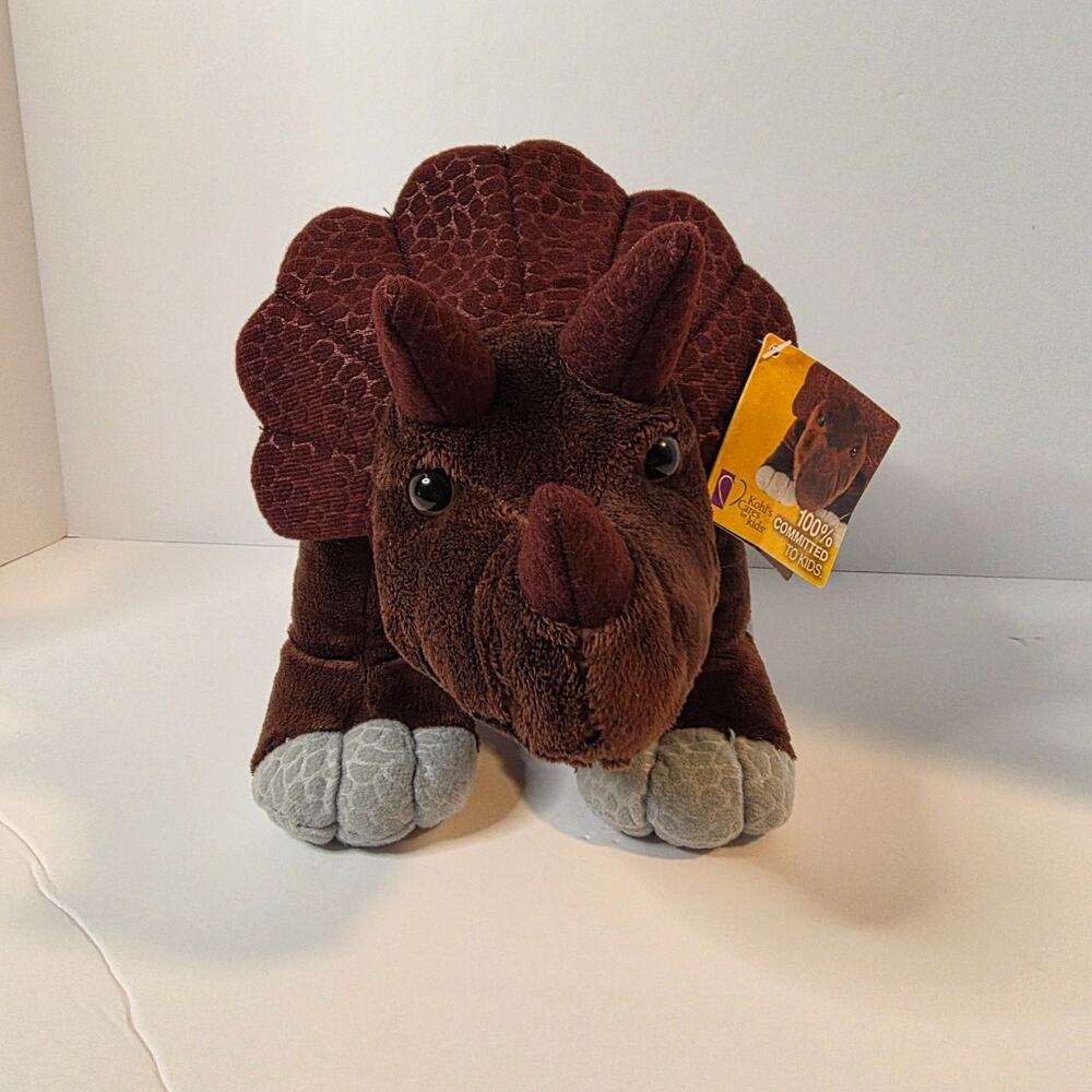 Kohl's Cares For Kids Triceratops dinosaur plush stuffed animal